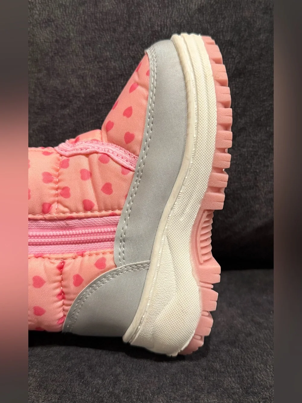 Kids Pink Winter Boots